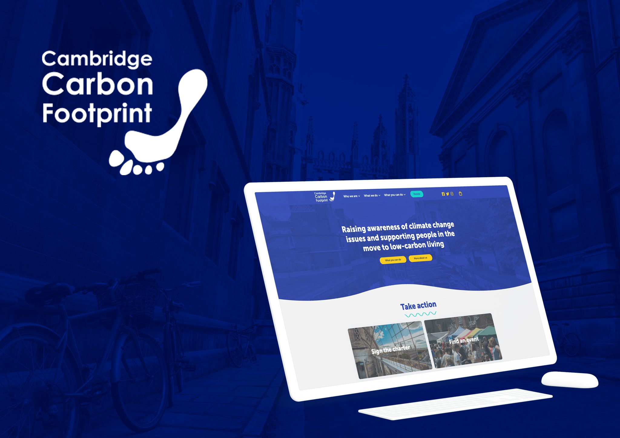 Cambridge Carbon Footprint Website mock-ups